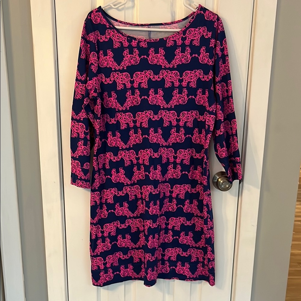 Lilly Pulitzer Pink and Blue Patterned Top